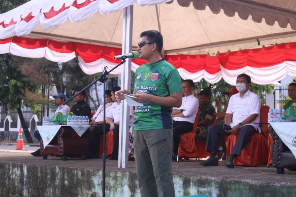 Dandim 1418/Mamuju Membuka Liga Santri Piala KASAD di Kab Mamuju