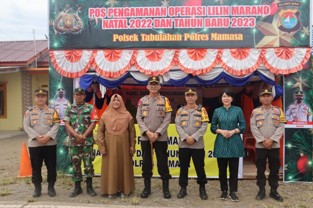 Pastikan Nataru berjalan aman, Kapolda Sulbar cek Pospam Pana