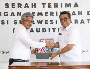 Pemprov Sulbar Serahkan LKPD 2022 Kepada BPK Sulbar