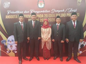 Komisioner KPU Sulbar Periode 2023-2028 Resmi Dilantik