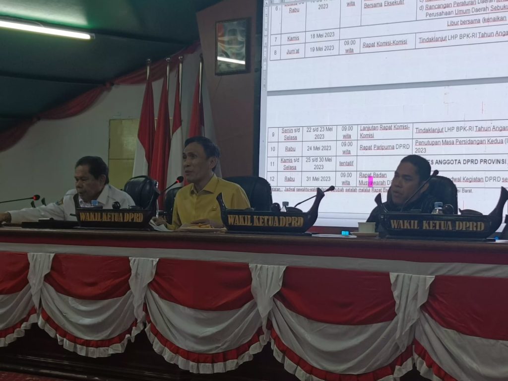 DPRD Sulbar Gelar Rapat Bamus