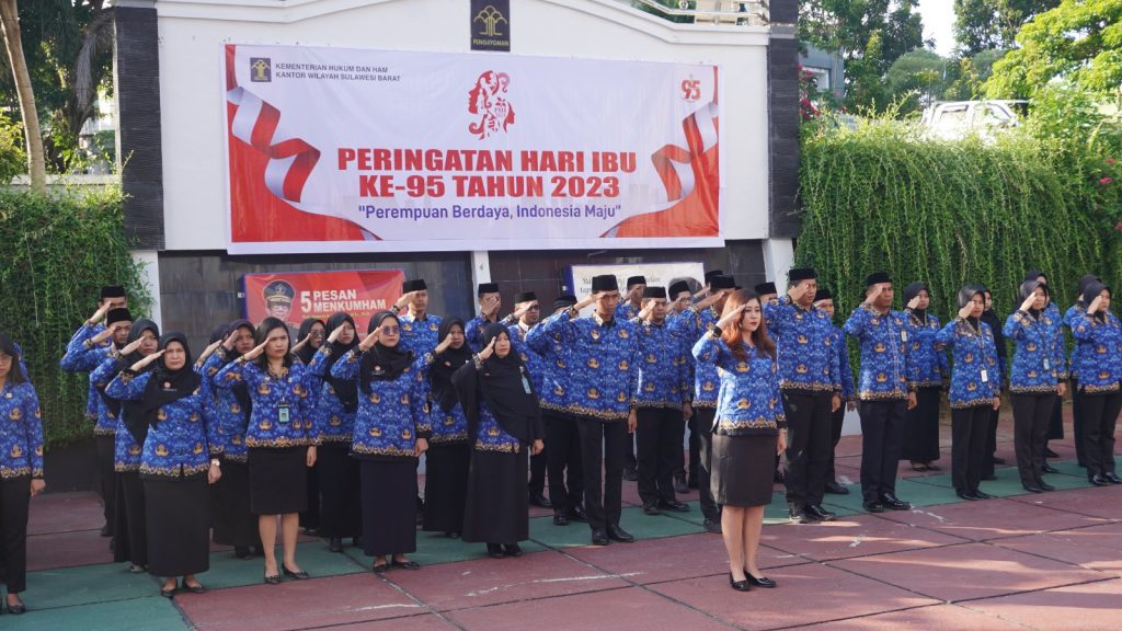 Peringati Hari Ibu, Kemenkumham Sulbar Ajak Jajaran Mendorong Perempuan Lebih Maju