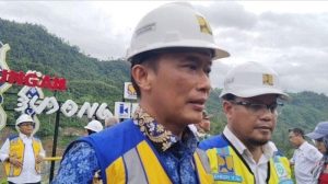 Pj. Gubernur Sulbar Bersama Kepala Dinas Perkim Tinjau Pembangunan Bendungan Budong Budong