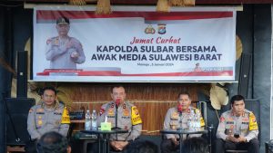 Curhat Bersama Wartawan, Kapolda Sulbar Sampaikan Harapannya Dalam Menjaga Kamtibmas yang Kondusif