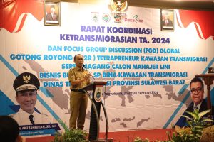 Majukan Kawasan Transmigrasi, Pemprov Sulbar Jadi Inspirasi Bagi Daerah Lain