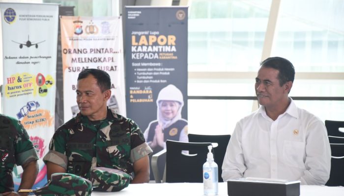 Danrem 142/Tatag Bersama Forkopimda Mendampingi Menteri Pertanian RI
