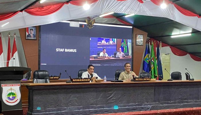 Rapat Badan Musyawarah (Bamus) terkait Penyusunan Rencana Kerja DPRD Provinsi Sulbar