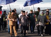 Pj Gubernur Sulbar, Bahtiar Baharuddin Sambut Ma’ruf Amin dan Istri