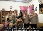 Anjangsana, Wakapolda Sulbar Kita Eratkan Silaturahmi Dengan Purnawirawan