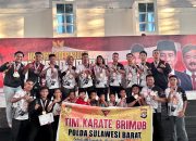 Tim Karate Brimob Polda Sulbar Berhasil Raih Juara 3 Umum Kejuaraan Kejuaraan Karate Piala Presiden