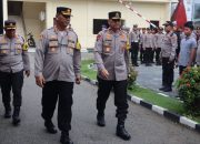Kapolda Sulbar Lakukan Sidak di Polresta Mamuju, Pastikan Kesiapan Seluruh Personelnya