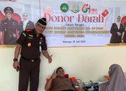 Peringatan HBA, Kejari Mamuju Ikuti Baksos Donor Darah