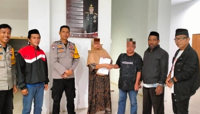 Bhabinkamtibmas Polsek Mamuju Gelar Problem Solving Kasus Perzinahan