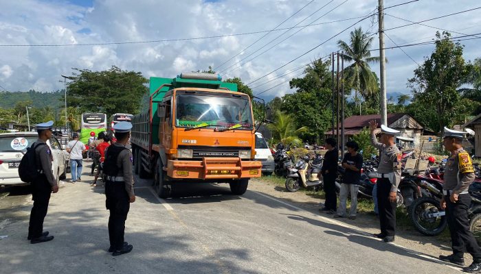 Satgas OMP Marano Polda Sulbar Sukses Amankan Kampanye Cagub-Cawagub SDK-JSM di Karossa