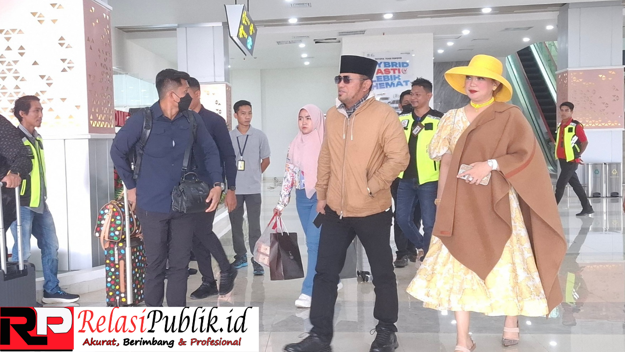 Gubernur Kaltim Terpilih Rudi Mas’ud Kunjungan Ke Sulbar Dan Didampingi Sang istri, Hj. Sarifah Suraidah, yang juga terpilih sebagai Anggota DPR RI Dapil Kaltim periode 2024-2029.