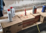 Polda Sulbar Gerebek Gudang Oli Ilegal di Wonomulyo, 928 Kardus Diamankan