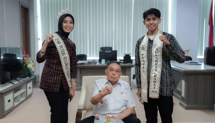 Menyongsong Ajang Nasional, Wagub Sulbar Terima Audiens Perwakilan Duta Pariwisata Sulbar