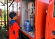 BPBD Sulbar Uji Coba Pengelolaan Air Layak Minum di Kendaraan Water Treatment