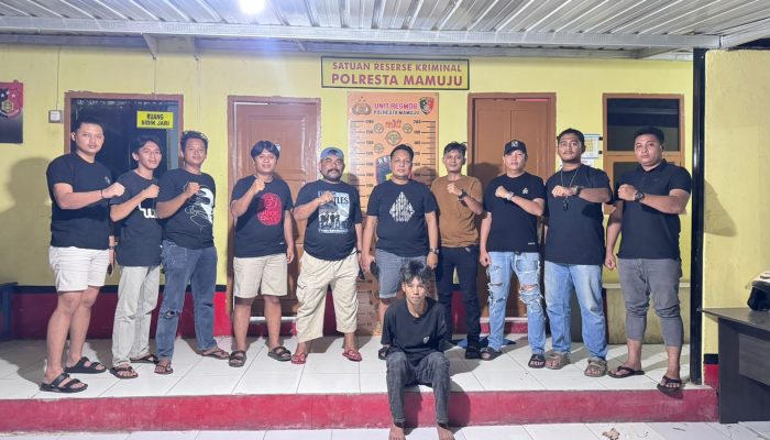 Tim Resmob Polresta Mamuju Berhasil Menangkap Pelaku Pencurian Motor dan Hand Phone yang Meresahkan Kota Mamuju