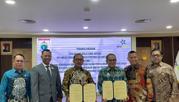 Gubernur SDK Teken PKS dengan BPH Migas untuk Pastikan BBM Tepat Sasaran