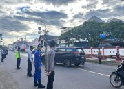 Dishub Sulbar Gelar Simulasi Pengaturan Lalu Lintas di Dua Titik Strategis Dalam Kota Mamuju