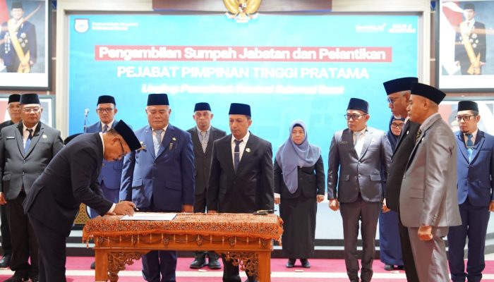 Resmi Dilantik Gubernur, Ini Daftar Lengkap 10 Kadis dan Pejabat Baru Pemprov Sulbar