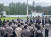 Kapolresta Mamuju Pimpin Apel Gabungan Pengamanan Hari Kedua Aksi PPPK Paruh Waktu, Kedepankan Pengamanan Secara Humanis