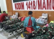 Semarak HUT Ke-80 Persit, Kodim 1418/Mamuju Gelar Aksi Donor Darah untuk Kemanusiaan