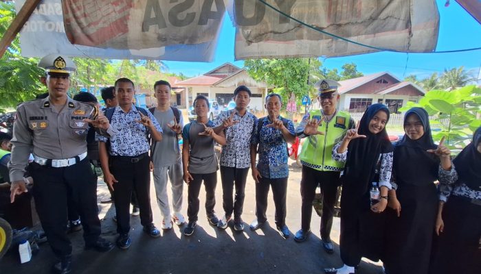 Kerjasama Ditlantas Polda Sulbar dan Guru Budayakan Tertib Keselamatan di Kalangan Pelajar