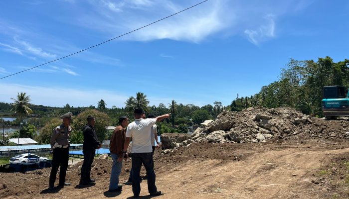 Kapolda Sulbar Cek Persiapan Lokasi Pembangunan Kantor PJR di Lengke