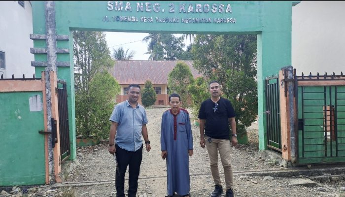 Perkuat Pengelolaan Aset Pemprov Sulbar, Disperkimtanhub Lakukan Survei Lokasi dan Pendataan Awal di SMA Negeri 1 Karossa