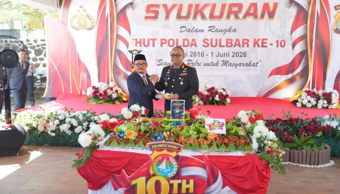 HUT ke-10 Polda Sulbar, Suhardi Duka Tekankan Pentingnya Kemitraan Polisi dan Pemerintah