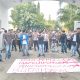 Aksi PMII Di Kantor Bupati Mamuju Berakhir Bentrok Dengan Aparat