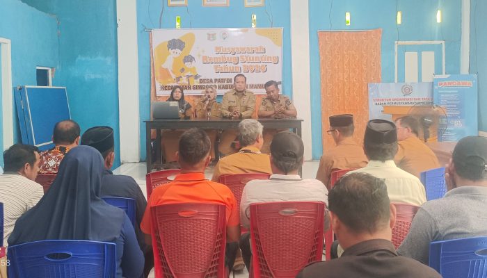 Pemdes Patidi Komitmen Wujudkan Generasi Sehat Melalui Rembuk Stunting 2026
