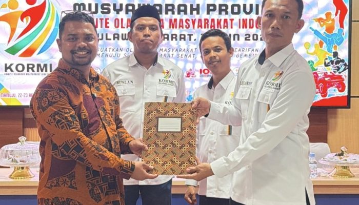 Khalil Gibran Terpilih Aklamasi, Pimpin KORMI Sulbar Periode 2026–2030