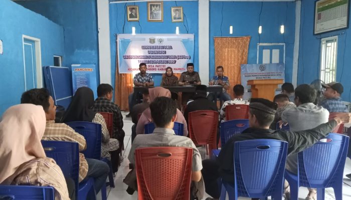 Pemdes Patidi Gelar Musyawarah Penetapan RKPDes Tahun Anggaran 2027