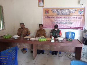 Pemdes Pangasaan Laksanakan Musrenbang   Rancangan Anggaran APBD Tahun Anggaran 2023.