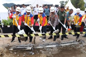 PEMBANGUNAN KANTOR GUBERNUR SULBAR DIMULAI, PJ GUBERNUR SULBAR HARAPAN KONSTRUKSI TAHAN GEMPA