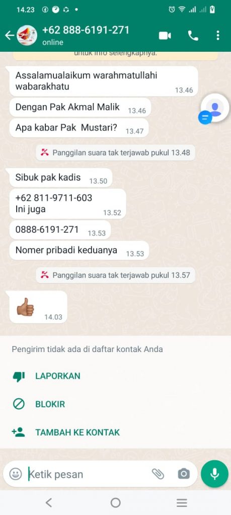 Waspada, Nama Pj Gubernur Sulbar Akmal Malik Dicatut Penipu Via WhatsApp