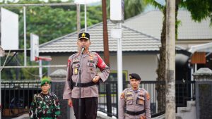 Kapolda Sulbar Pimpin Apel Gelar Pasukan Kunjungan Kerja Wapres RI