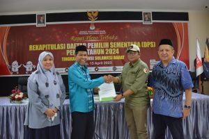 KPU Sulbar Tetapkan 1.017.441 DPS Pemilu 2024