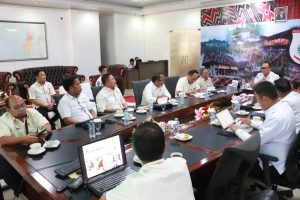 Persiapan Pra PON , Pj Gubernur Sulbar Terima Audiensi Pengurus KONI Sulbar