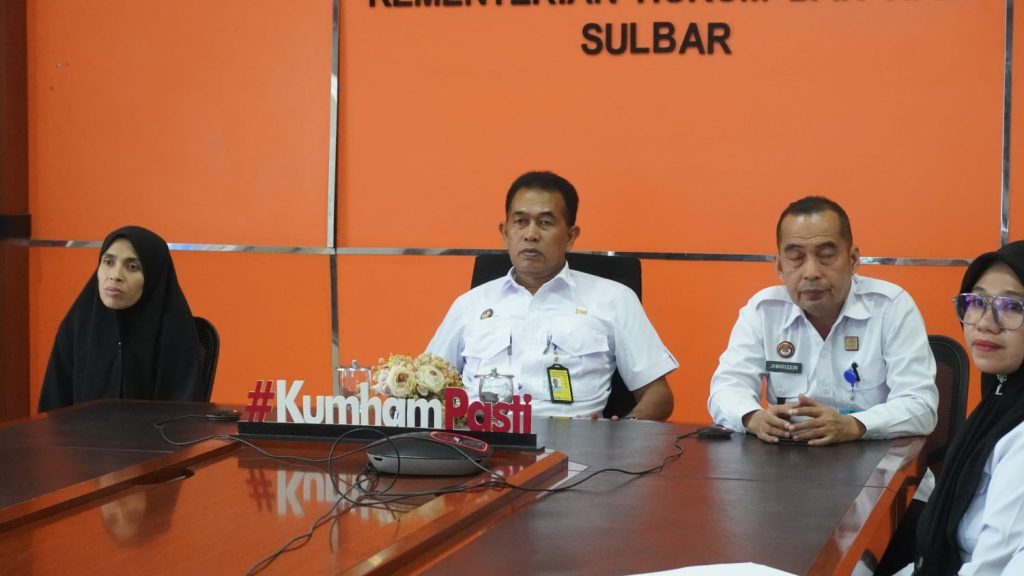 KemenkumHam Sulbar Mengikuti Rapat Penyusunan Kebutuhan Jabatan Fungsional Kesehatan