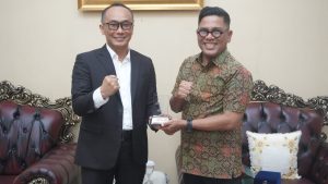 Kepala Kemenkum Ham Sulbar Berpamitan Ke pj. Gubernur Sulbar 