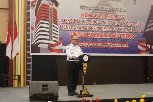 Pj Gubernur Sulbar , Prof Zudan Minta Kepala OPD Fokus Cegah Korupsi