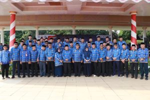 Sekwan DPRD Sulbar Hadiri Upacara peringatan Ulang Tahun (HUT) ke-52 Korps Pegawai Republik Indonesia (KORPRI)