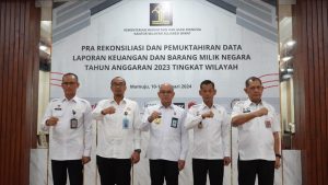 Kemenkumham Sulbar Melaksanakan Rekonsiliasi Dan Pemutakhiran Data Laporan Keuangan Semester II Tahun 2023