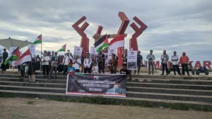 Bentuk Solidaritas Bela Palestina, KNRP Sulbar peringati 100 Hari Kejahatan Kemanusiaan Zionis Israel di Gaza Palestina