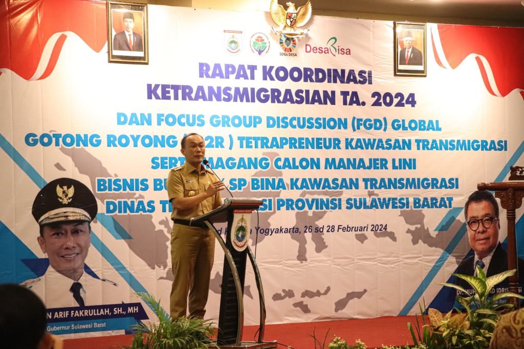 Majukan Kawasan Transmigrasi, Pemprov Sulbar Jadi Inspirasi Bagi Daerah Lain