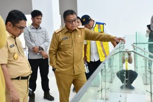Sekprov  Tinjau Finalisasi Pembangunan Kantor Gubernur Sulbar